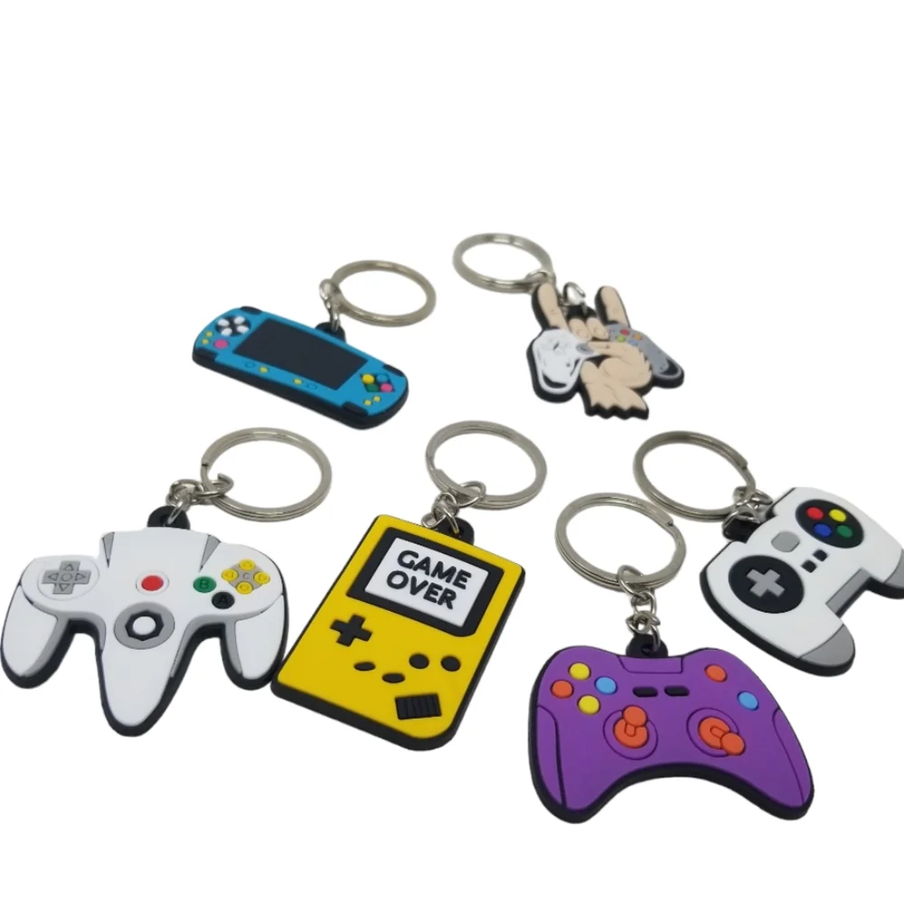 Bundle of 6 Gaming Keychains